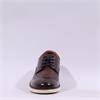 Base London Flight Laced Wingtip Shoe - Brown Leather